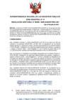 Vista preliminar de documento Resolución Jefatura N.° 258-2025-SUNARP/ZRIX/JEF