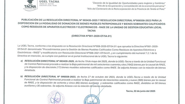 Comunicado