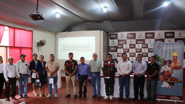Realizan II Sesión Extraordinaria del Consejo Regional de Trabajo y Promoción del Empleo 