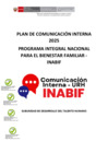 Vista preliminar de documento Texto Plan Comunic. Interna Inabif 25  -Inf. 201-25 F 