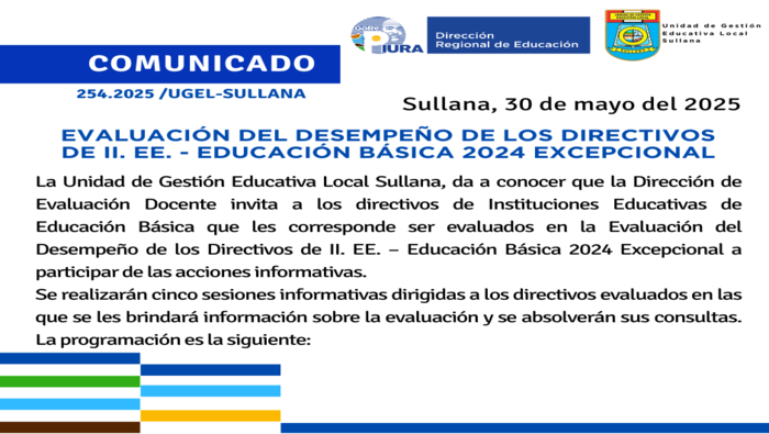 Comunicado N°254-2025