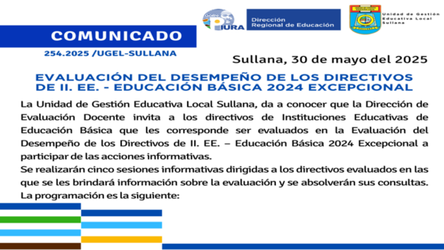 Comunicado N°254-2025