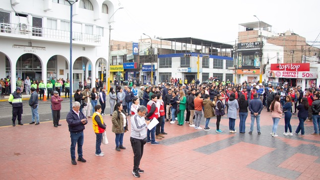 Huaral realizó con éxito el I Simulacro Nacional Multipeligro 