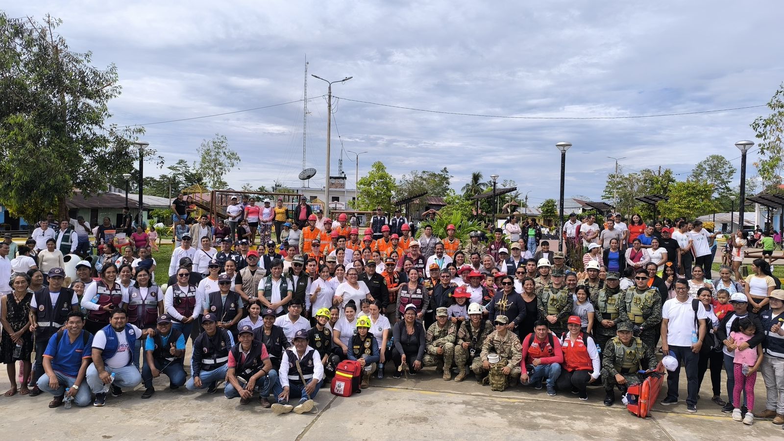 Papaplaya fue el punto focal del Simulacro Nacional Multipeligro en San Martín
