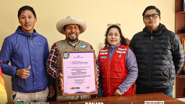 Sr. Alcalde, Gerente de la municipalidad y representante de MIDIS Cusco