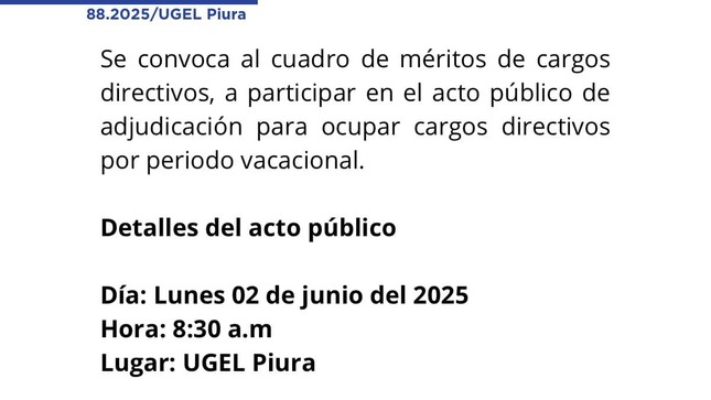 comunicado