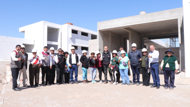 GORE Tacna avanza compromiso con la I.E. Guillermo Auza Arce 