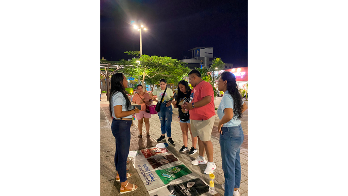 Campañas nocturnas de sensibilización ambiental en Tarapoto.