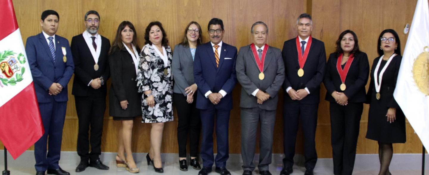 Presidente de la AMAG sostuvo reunión con fiscales del Distrito Fiscal de Tacna para coordinar capacitaciones