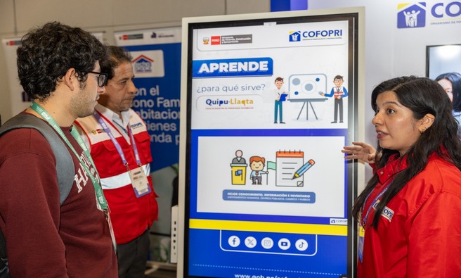El moderno sistema en línea permitirá a la población registrar su asentamiento humano o centro poblado en la base de datos de COFOPRI.