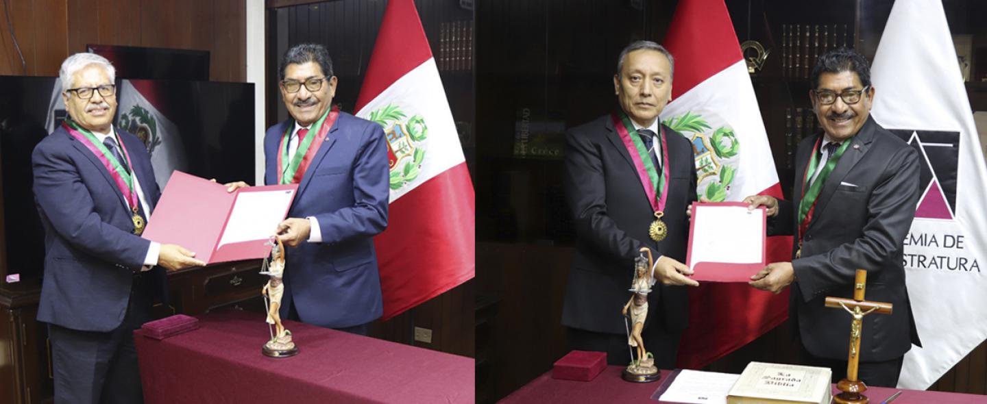Juramentan nuevos Consejeros de la Academia de la Magistratura
