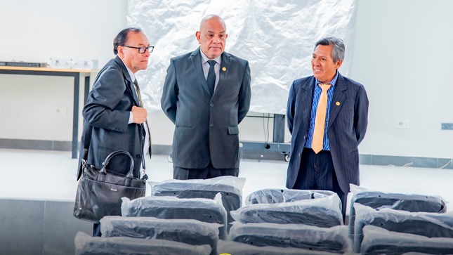 Nueva Comisión Organizadora de la UNDC, realizo visita por los locales académicos y administrativos