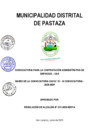 Vista preliminar de documento BASES - CONVOCATORIA CAS N°001- III CONVOCATORIA -2025