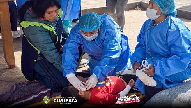 Hoy 30 de mayo se realizo el simulacro nacional multipeligro en el Distrito de Cusipata