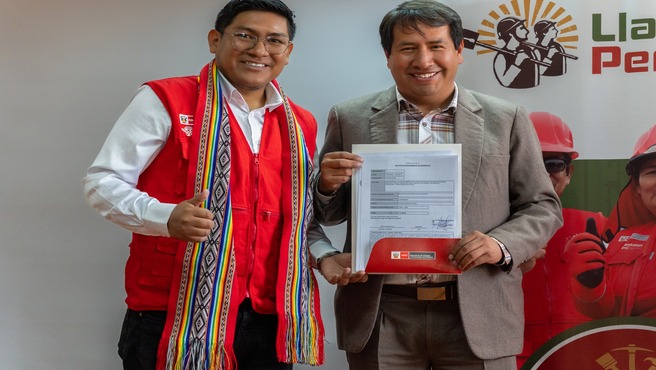 Buenas noticias para Cusipata, se logro una vez mas la firma del convenio con Llamkasun Peru 2025