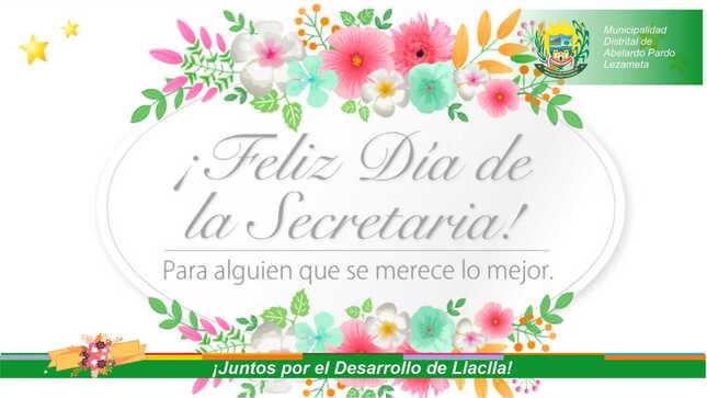 ¡Feliz Día De La Secretaria!