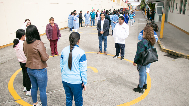 participación activa en simulacro