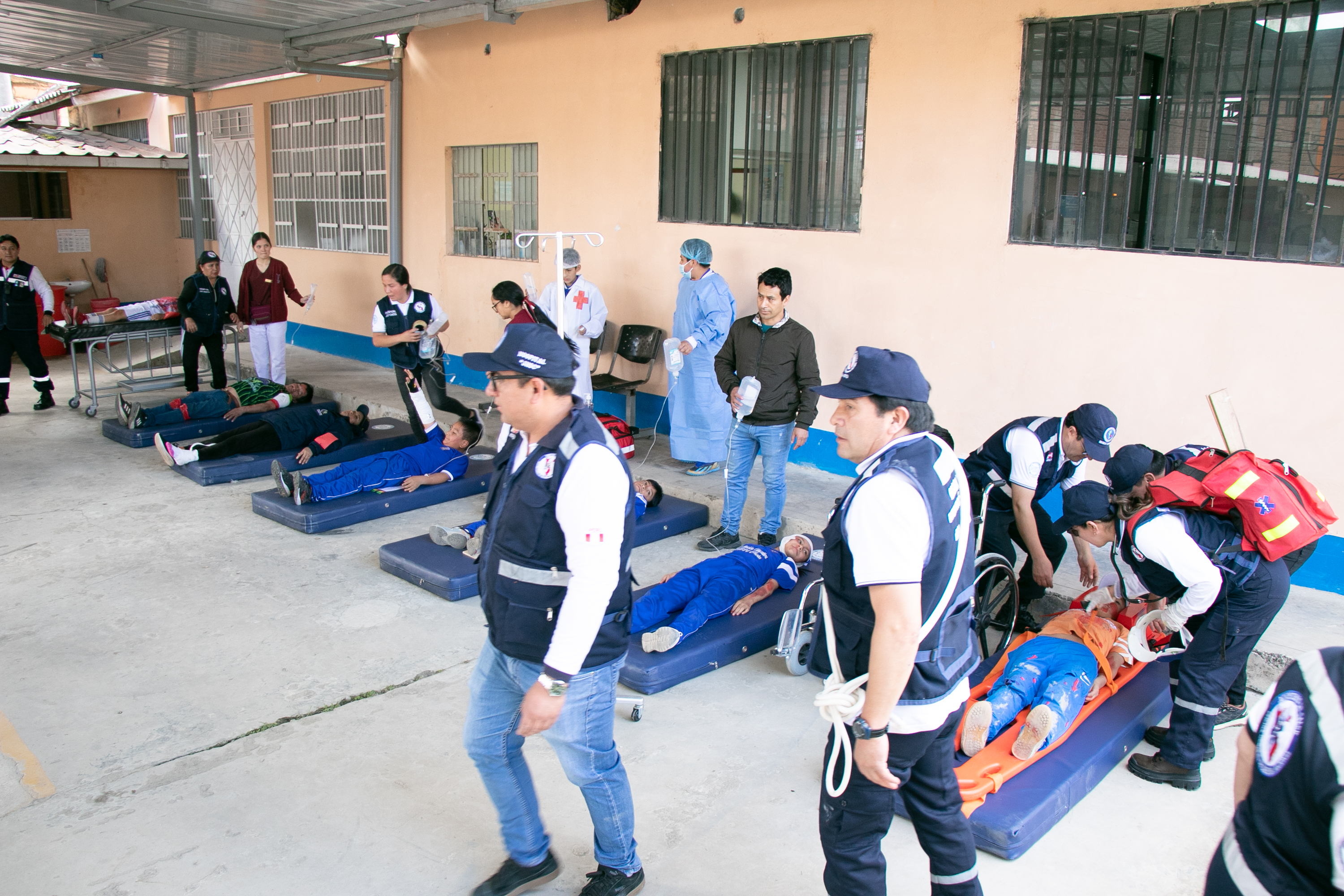 participación activa en simulacro