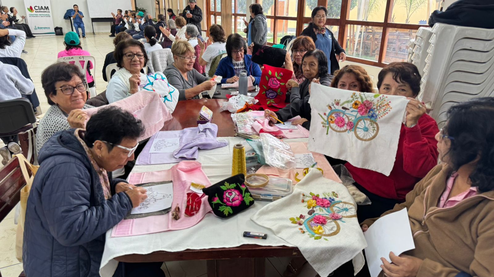 Taller de bordado Ayacuchano en el CIAM Barranco