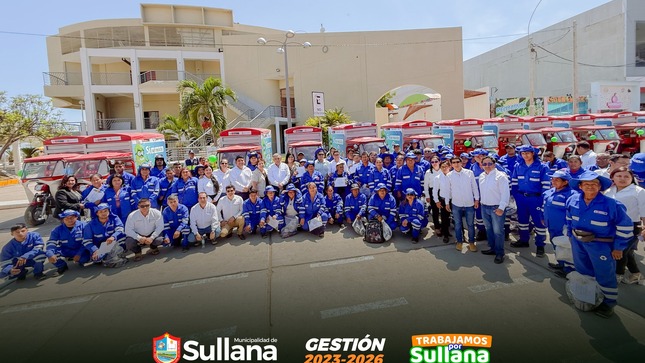 Alcalde Marlem Mogollón entrega 20 motofurgones a recicladores formalizados como parte del programa ambiental “Recicla” 