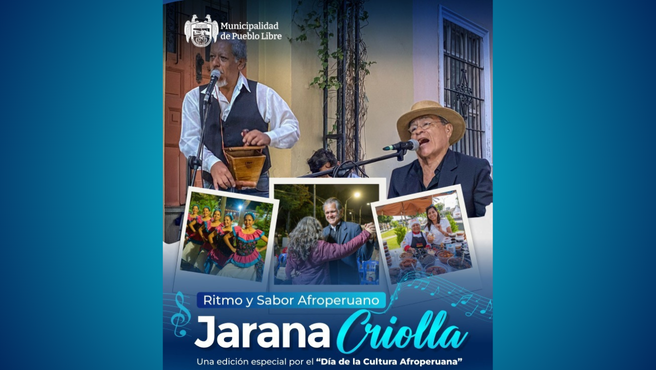 Archivo PDF de "Pueblo Libre celebrará el Día de la Cultura Afroperuana con música y danzas tradicionales"