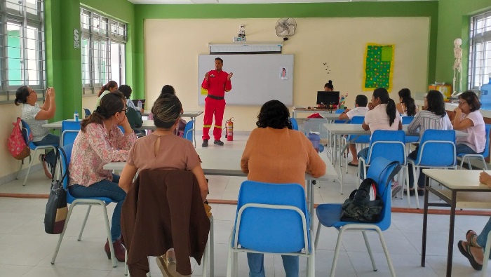 Capacitación de bomberos