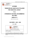 Vista preliminar de documento INFORME “RENDICIÓN DE CUENTAS DE TITULARES POR CESE EN EL CARGO” - ANEXO N° 6 (entre el 24/03/2025 y el 13/05/2025)