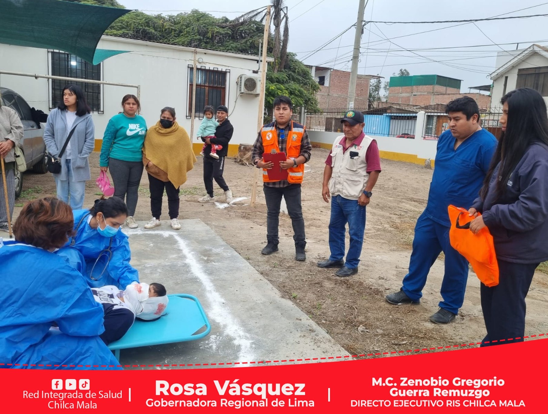 Así se realizó el 1er Simulacro Nacional Multipeligro 2025 en los diversos establecimientos de salud de la RIS Chilca Mala