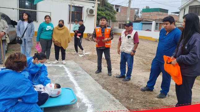 Así se realizó el 1er Simulacro Nacional Multipeligro 2025 en los diversos establecimientos de salud de la RIS Chilca Mala