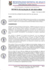 Vista preliminar de documento DECRETO DE ALCALDIA N°005-2025-A-MDA