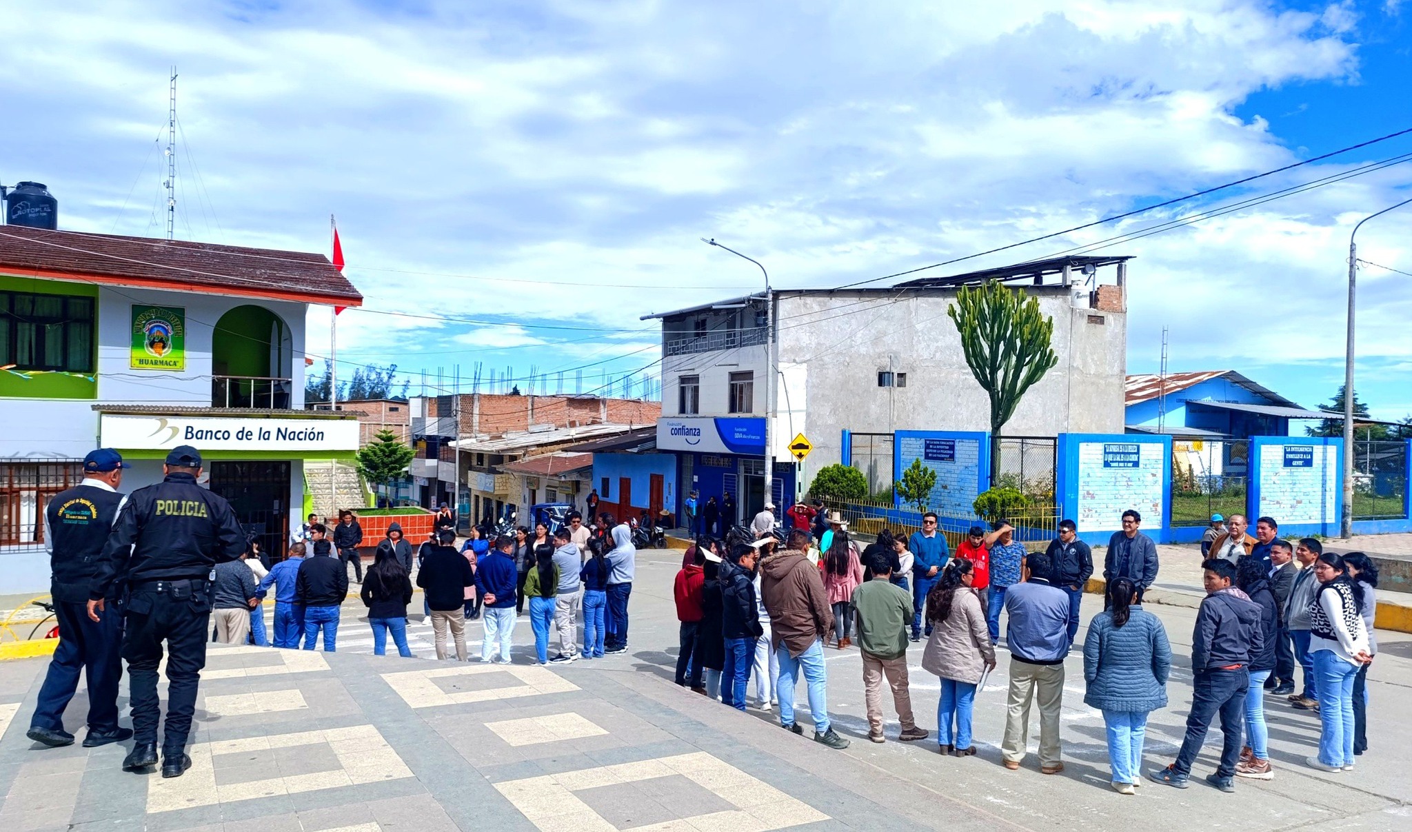 Huarmaca participΓ³ activamente en el Simulacro Nacional Multipeligro