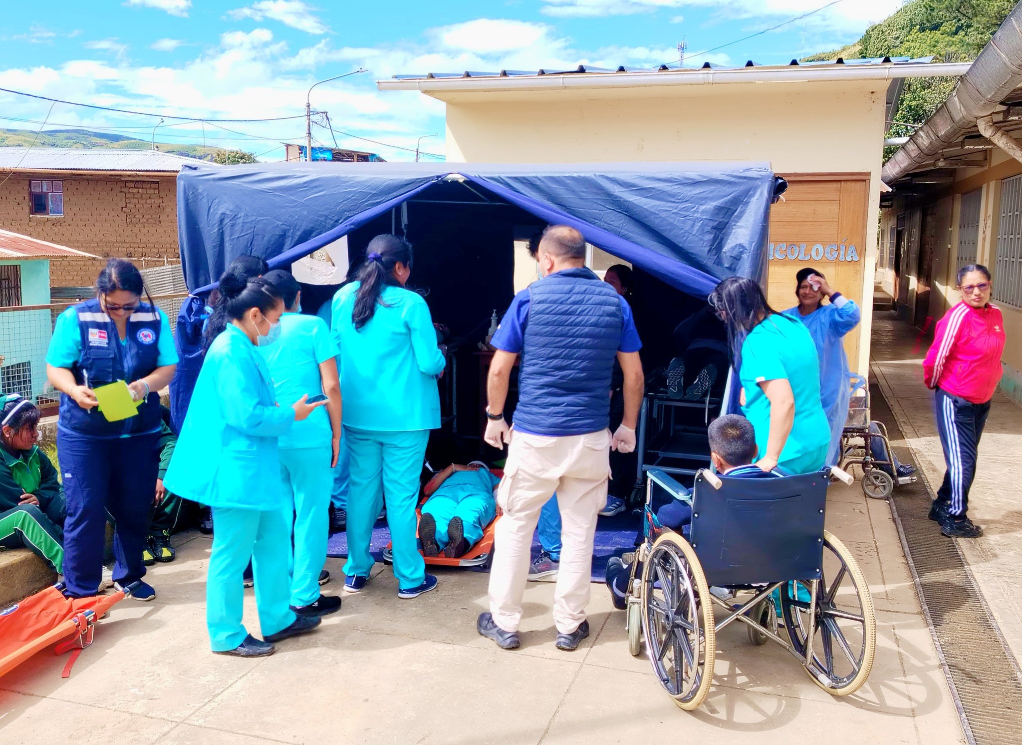 Huarmaca participΓ³ activamente en el Simulacro Nacional Multipeligro