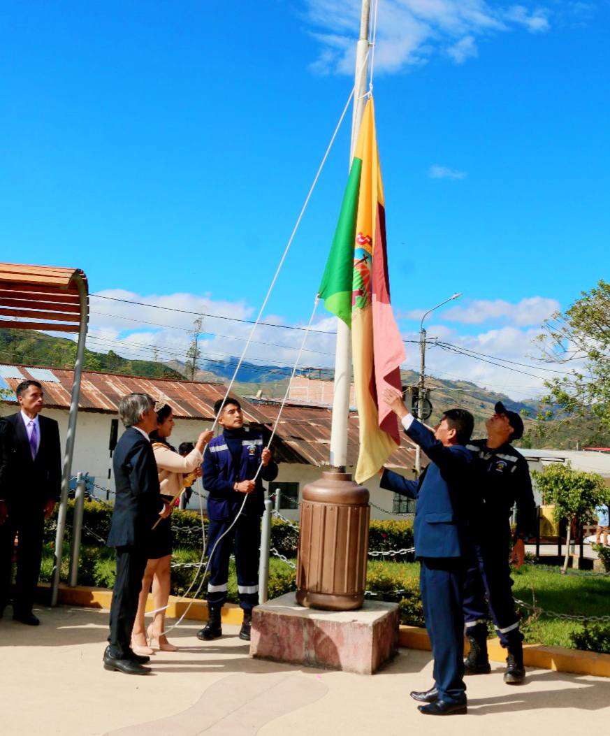 Alcalde participó en ceremonia por el XII aniversario de UGEL Huarmaca