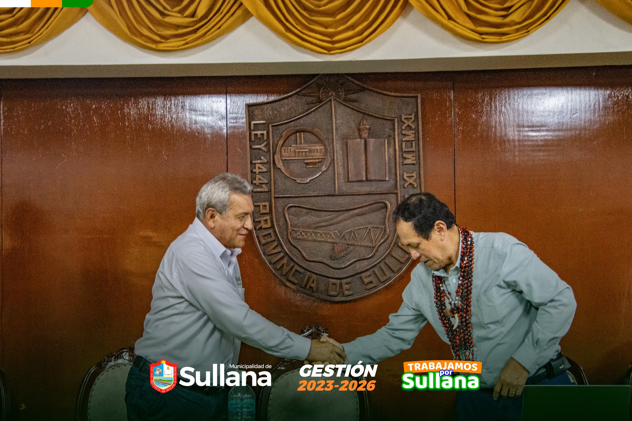 Alcalde de Sullana solicita apoyo del congreso para culminar obras en colegios emblemáticos
