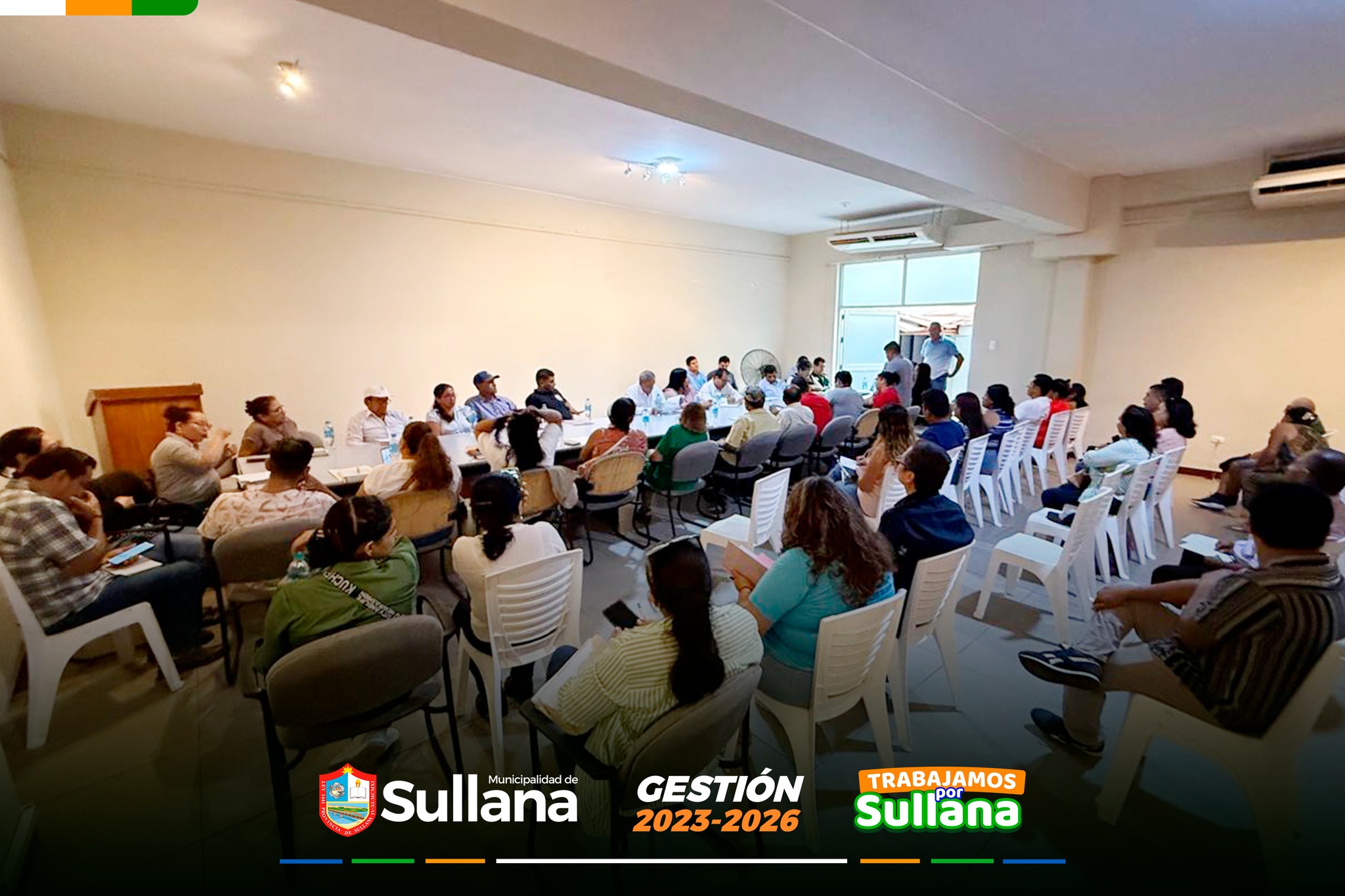 Municipalidad Provincial de Sullana instala mesa técnica con JUVECOS y organizaciones civiles para atender problemáticas sectoriales