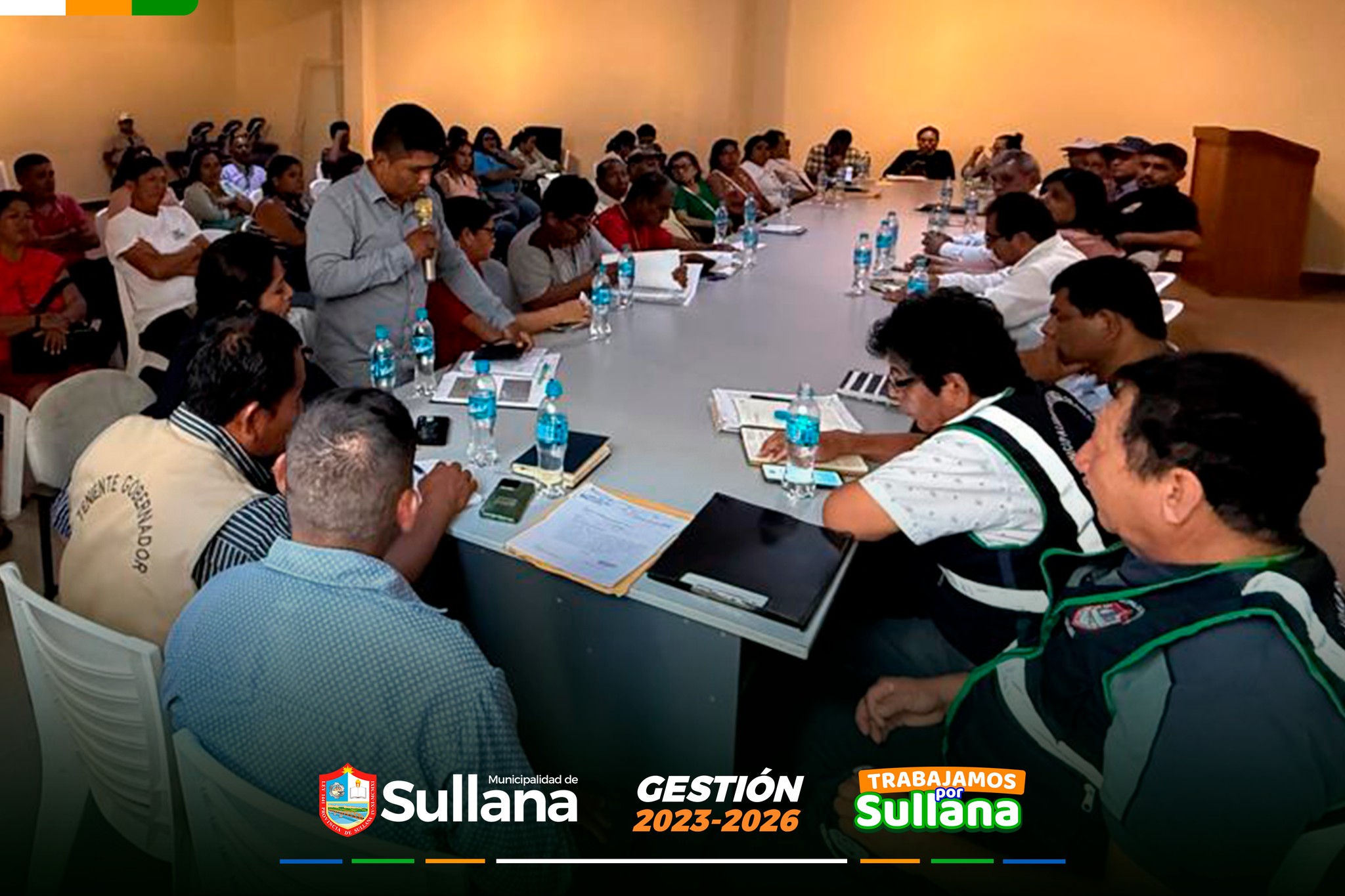Municipalidad Provincial de Sullana instala mesa técnica con JUVECOS y organizaciones civiles para atender problemáticas sectoriales