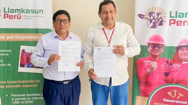 Alcalde continúa impulsando el desarrollo de Huarmaca con nuevo convenio junto a Llamkasun Perú