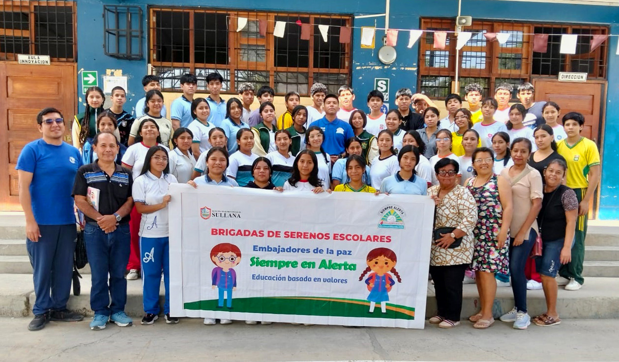 Embajadores de la Paz se preparan con orden cerrado para Fiestas Patrias