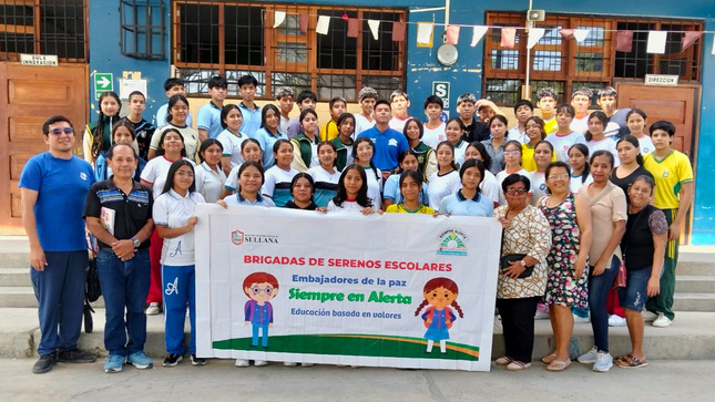 Embajadores de la Paz se preparan con orden cerrado para Fiestas Patrias