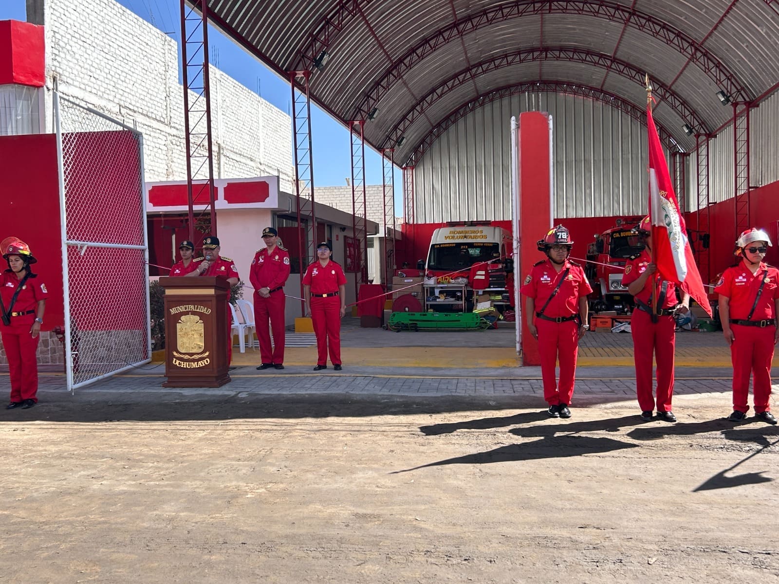 La Compañía de Bomberos Cerro Verde Nº 213 está preparada para brindar atención de incendios, rescates y otras emergencias