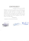 Vista preliminar de documento Comunicado II CAS_003-2025-MDA