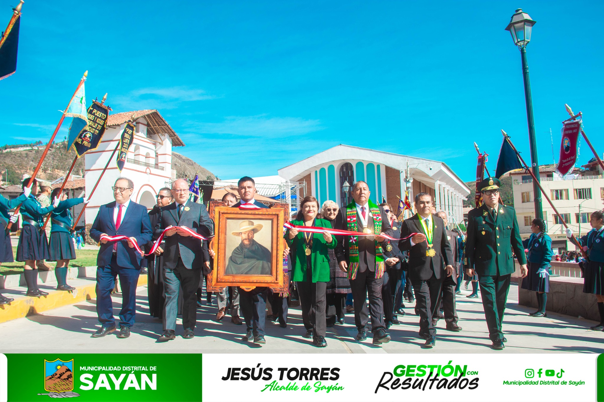 #Libertad ALCALDE DE SAYÁN PARTICIPÓ EN HUAMACHUCO DE LOS ACTOS CONMEMORATIVOS POR LOS 200 AÑOS DEL PASO A LA INMORTALIDAD DE JFSC