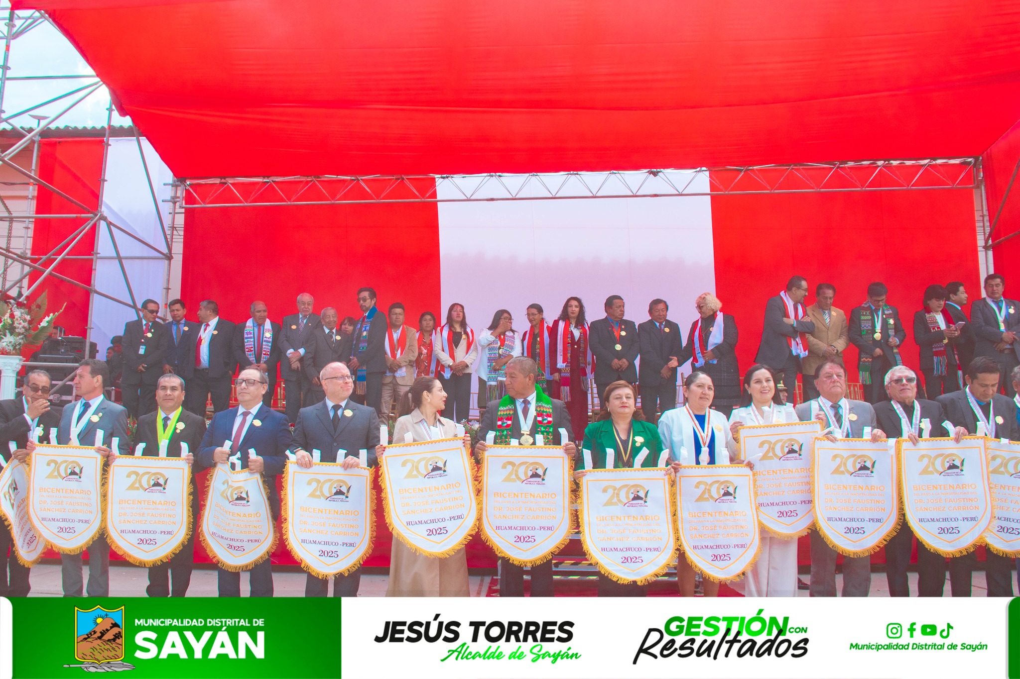 #Libertad ALCALDE DE SAYÁN PARTICIPÓ EN HUAMACHUCO DE LOS ACTOS CONMEMORATIVOS POR LOS 200 AÑOS DEL PASO A LA INMORTALIDAD DE JFSC