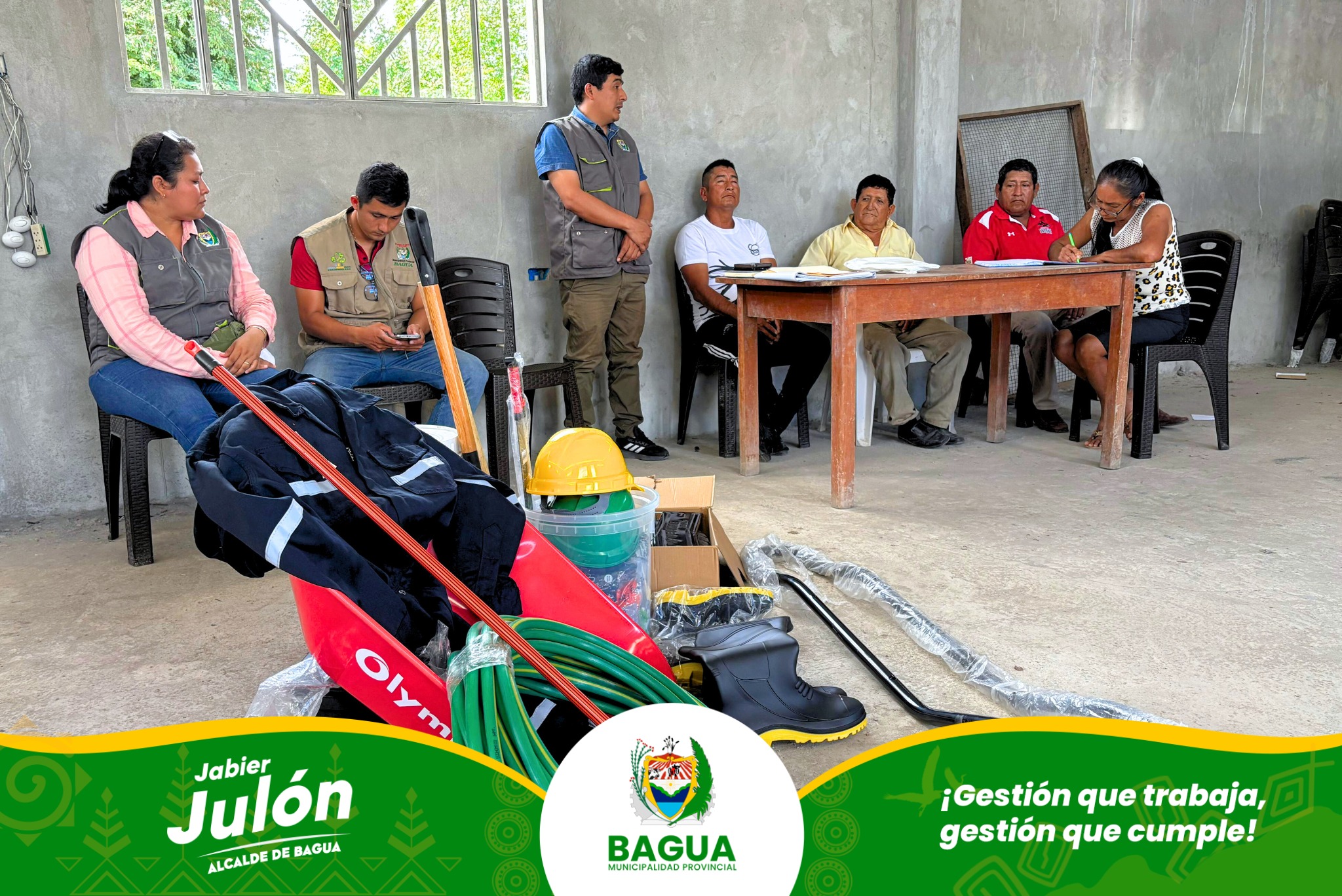 Entrega de Kits de herramientas en los Centros Poblados de Acerillo y Guadalupe.
