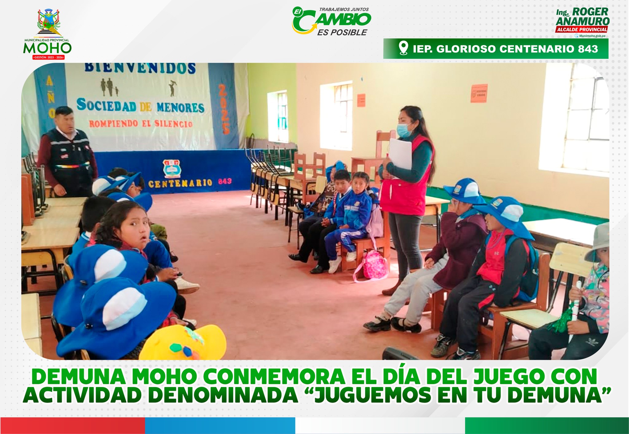 Esta actividad refleja el compromiso de la Municipalidad con el bienestar y desarrollo integral de la niñez moheña, reafirmando el derecho al juego, al arte y al esparcimiento en un entorno seguro y educativo.
