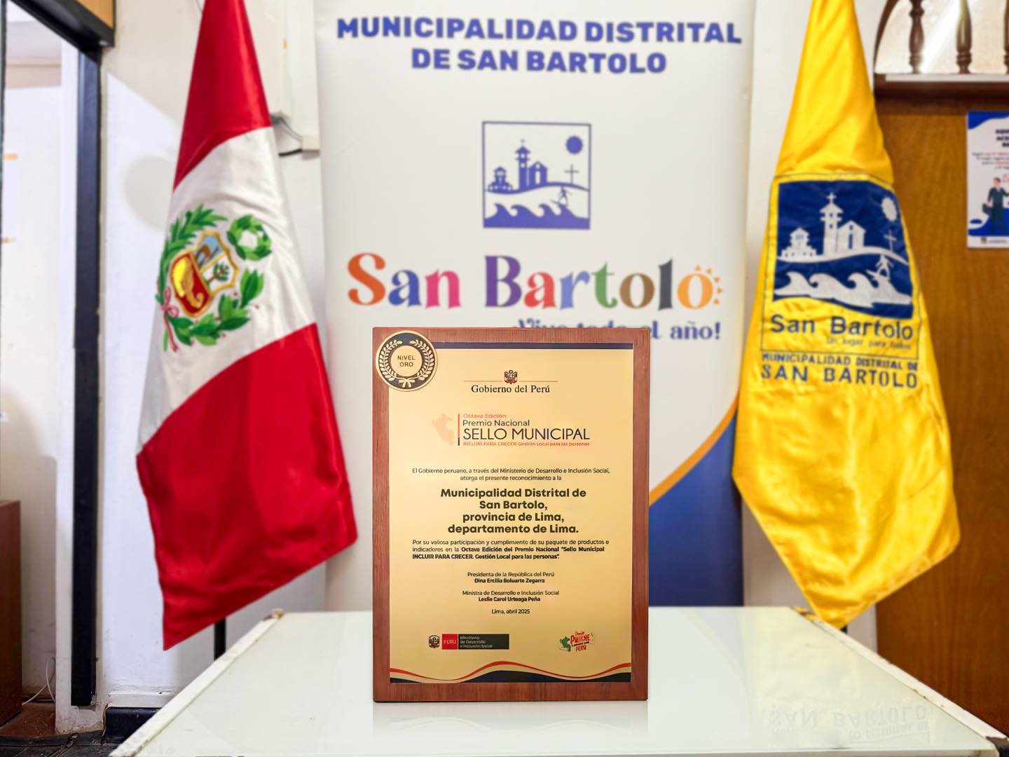 San Bartolo obtiene por primera vez el Sello Municipal – Nivel Oro