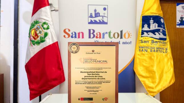 San Bartolo obtiene por primera vez el Sello Municipal – Nivel Oro