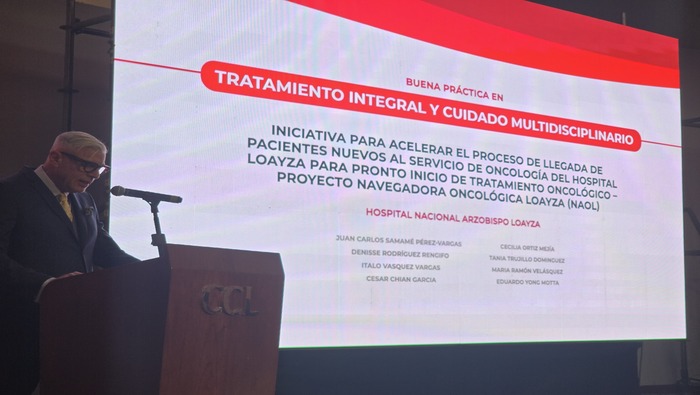 Servicio de Oncología Médica del Hospital Loayza participó en ceremonia de premiación