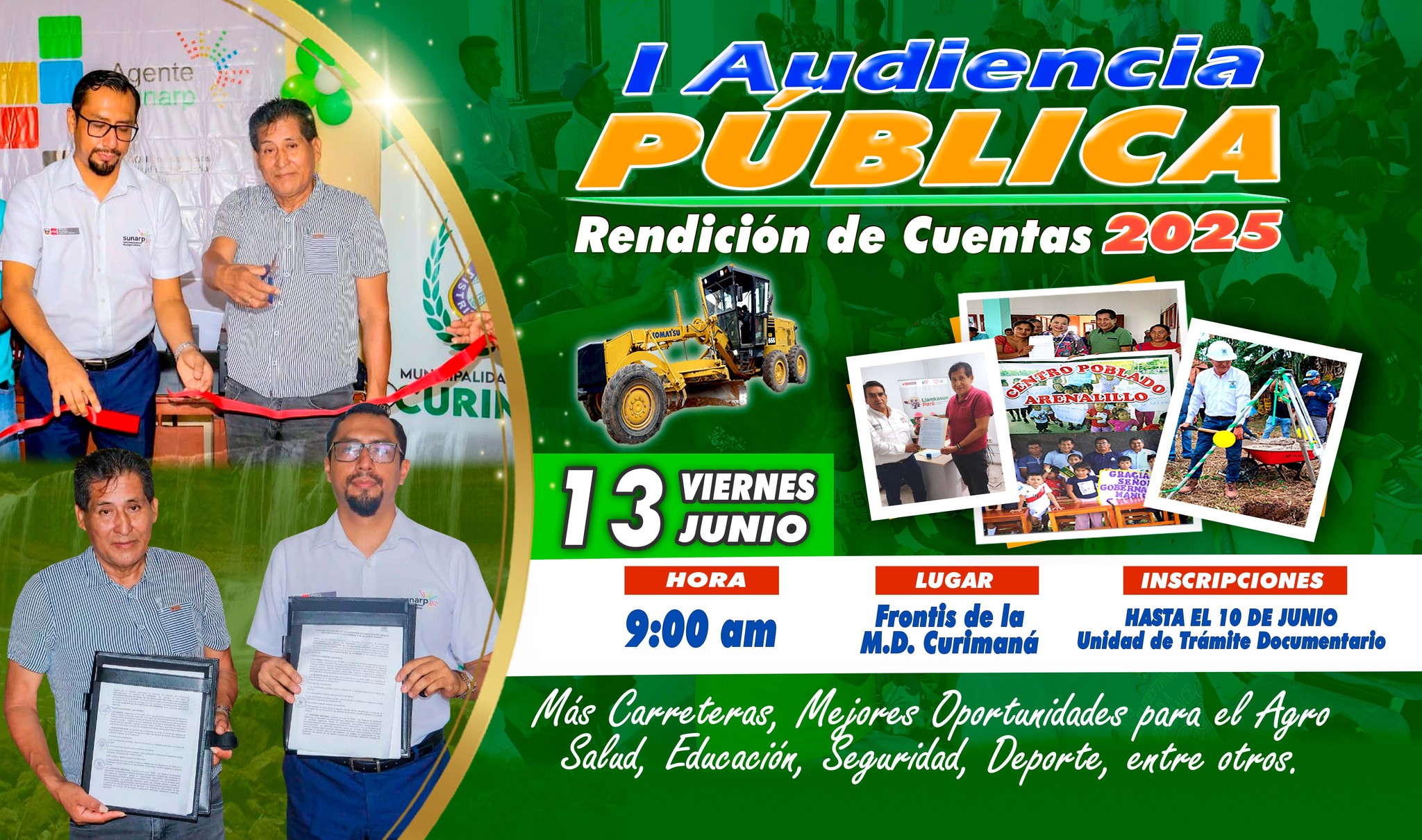 Primera Audiencia PΓΊblica de RendiciΓ³n de Cuentas 2025