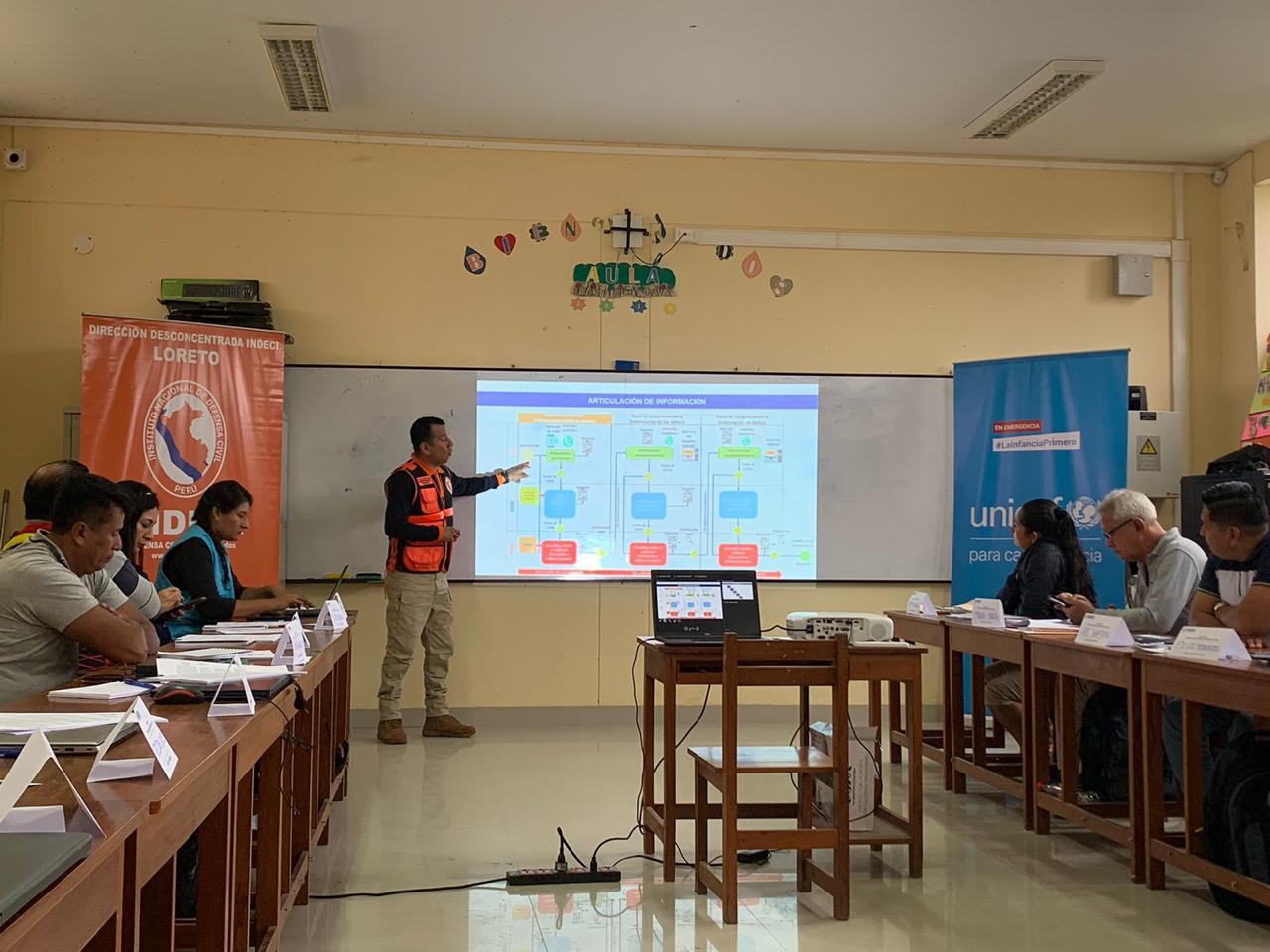 Participación de una importante jornada de capacitación y asistencia técnica brindada por INDECI